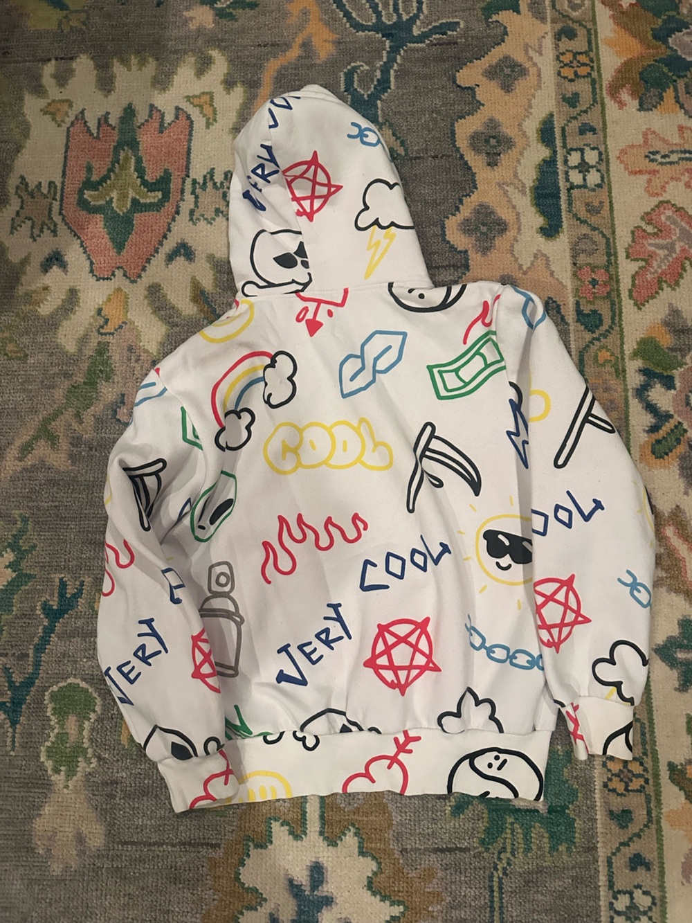 VERY COOL  - Large scribble sweatshirt